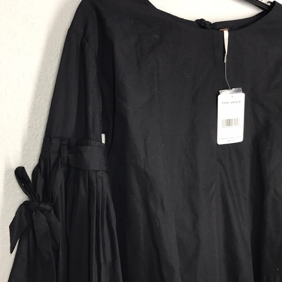 Free People Obviously Yours black cotton blouse XS - Picture 5 of 8